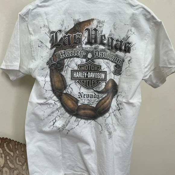 Harley-Davidson White Las Vegas Graphic Tee - Picture 3 of 4
